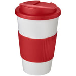 Branded Americano® 350 ml tumbler with grip & spill-proof lid