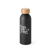 QUETA. Aluminium bottle with bamboo lid 550 mL