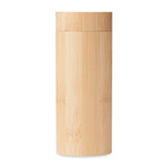Branded Sunglasses and case in bamboo