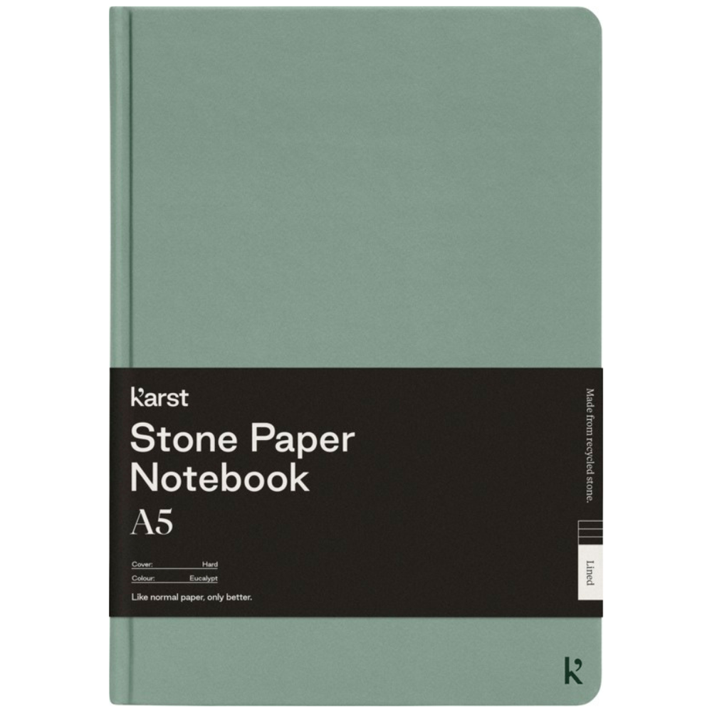 Karst® A5 stone paper hardcover notebook - lined
