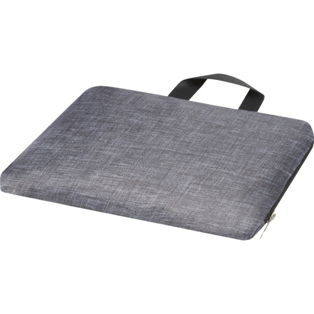 Branded Ash recycled foldable drawstring bag 7L