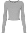 Bella Micro Rib Long Sleeve Baby T-Shirt Athletic Heather