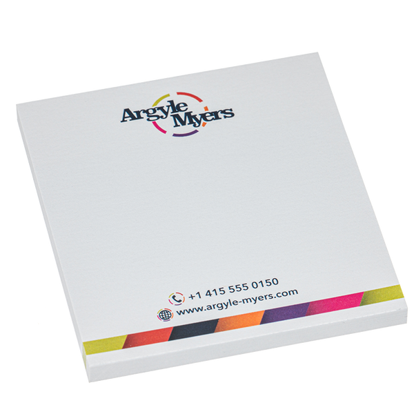 Branded 100x100mm Sticky note