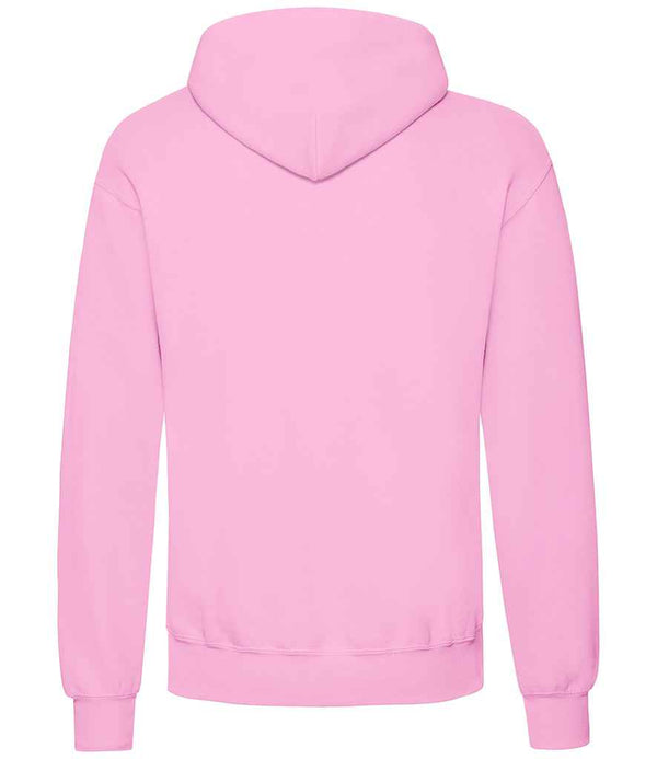 Fruit of the Loom Classic Hooded Sweatshirt Light Pink