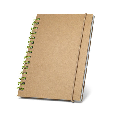 MARLOWE. Spiral pocket notebook with recycled paper