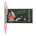 Droop Banner message pen in pink with branding to the banner