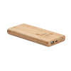 Bamboo Wireless Charging Power Bank - 6000 mAh