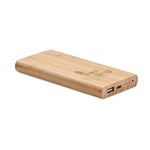 Bamboo Wireless Charging Power Bank - 6000 mAh