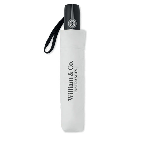 Luxe 21inch windproof umbrella White