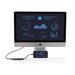 Branded Terra RCS recycled aluminum hub with HDMI input