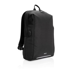 Swiss Peak AWARE™ RFID and USB A laptop backpack