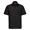 Branded Russell Collection Short Sleeve Easy Care Poplin Shirt