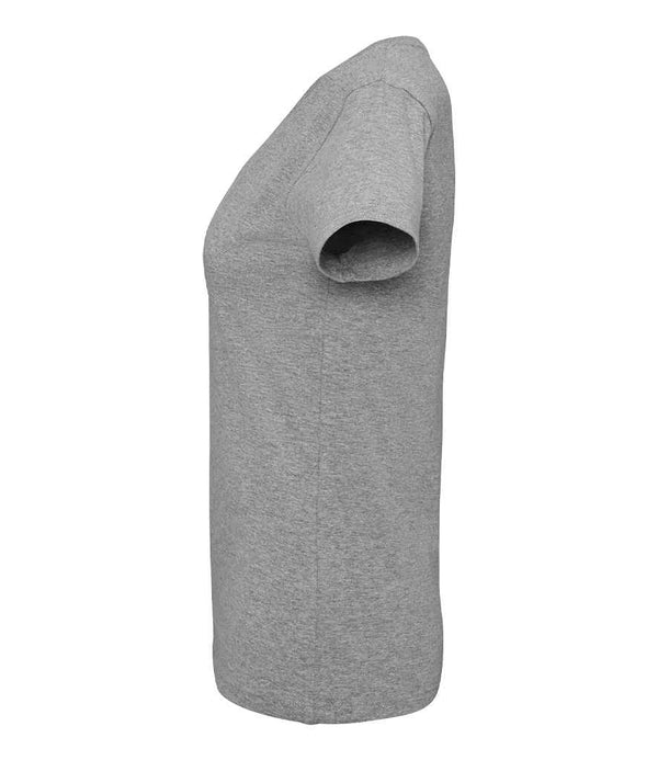 SOL'S Ladies Imperial V Neck T-Shirt Grey Marl