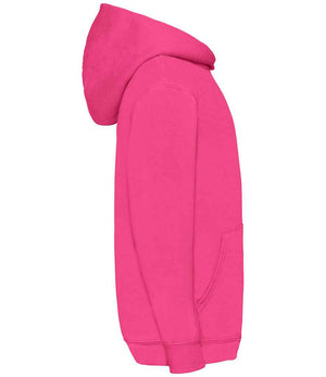 Fruit of the Loom Kids Classic Hooded Sweatshirt Fuchsia