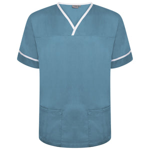 Behrens Contrast Trim Smart Scrub Top