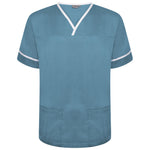 Behrens Contrast Trim Smart Scrub Top