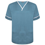 Behrens Contrast Trim Smart Scrub Top