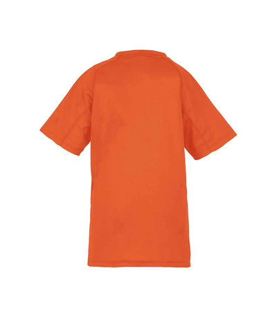 Spiro Kids Impact Performance Aircool T-Shirt Flo Orange