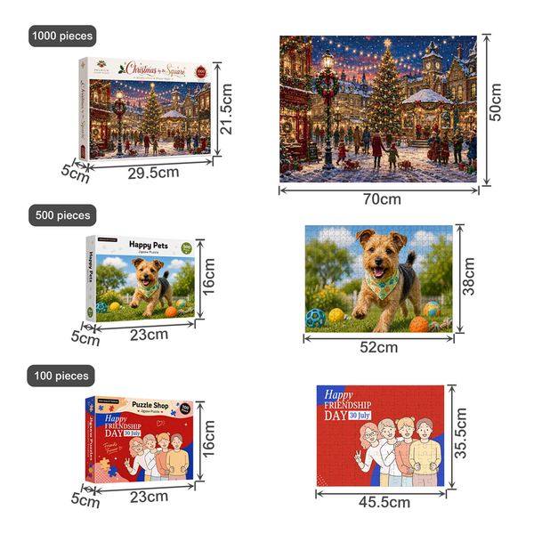Custom Gift Box Jigsaw Puzzle