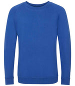 AWDis Academy Kids Raglan Sweatshirt Royal Blue