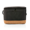 Branded Impact AWARE™ XL RPET two tone cooler bag with cork detail