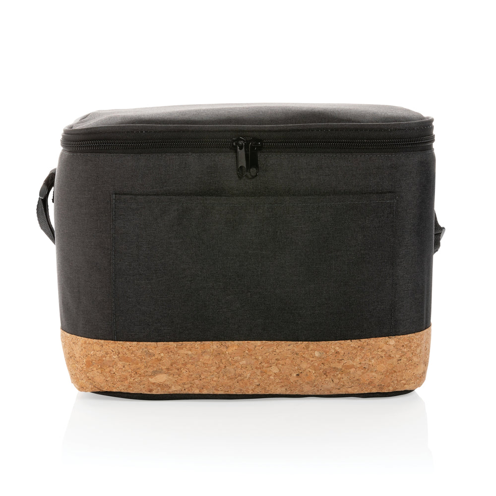 Branded Impact AWARE™ XL RPET two tone cooler bag with cork detail