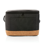Branded Impact AWARE™ XL RPET two tone cooler bag with cork detail