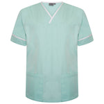 Behrens Contrast Trim Smart Scrub Top