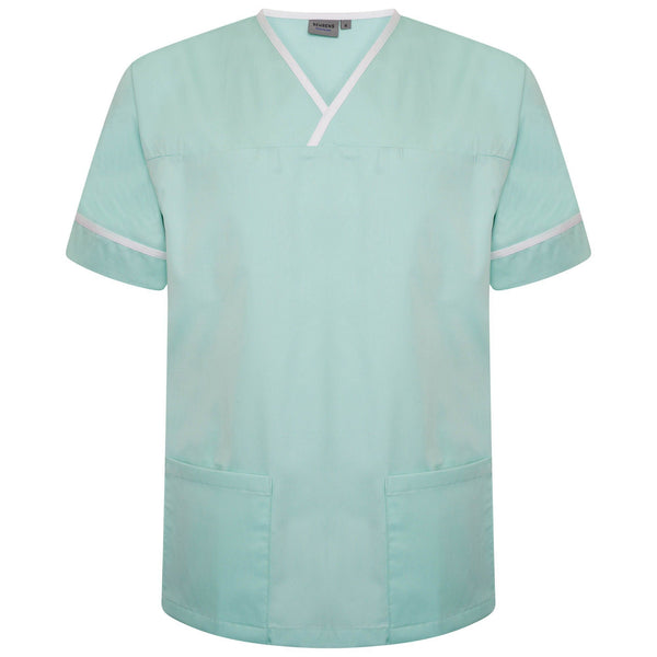 Behrens Contrast Trim Smart Scrub Top
