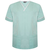Behrens Contrast Trim Smart Scrub Top