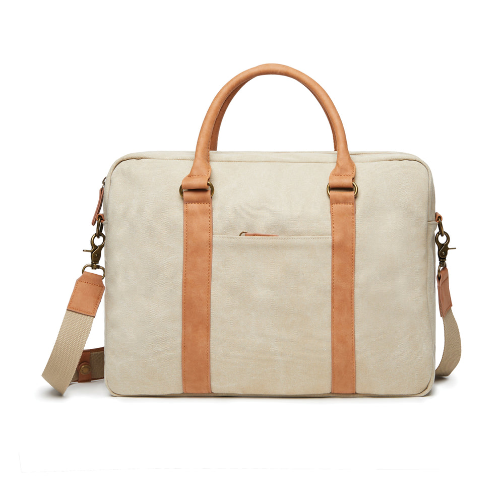 Branded VINGA Bosler RCS recycled canvas computer bag 17"