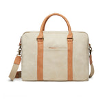 Branded VINGA Bosler RCS recycled canvas computer bag 17"