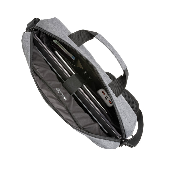 Branded Swiss Peak AWARE™ RFID 15.6'' laptop bag