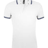 SOL'S Pasadena Tipped Cotton Piqué Polo Shirt