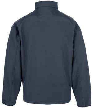 Result Genuine Recycled Kids Two Layer Printable Soft Shell Jacket Navy