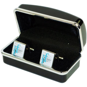 20mm Nickel Plated Cufflinks