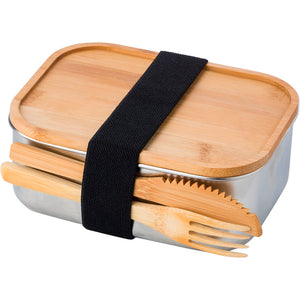 Northchapel Bamboo lid stainless steel lunch box