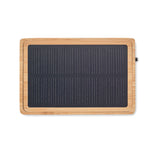 Solar bamboo wireless speaker