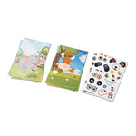 MADAGASCAR. Sticker set with six sheets