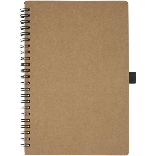 Branded Cobble A5 Wire-o Recycled Cardboard Notebook