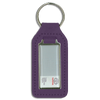Branded Long Square Shaped Keyfob with Domed Medallion
