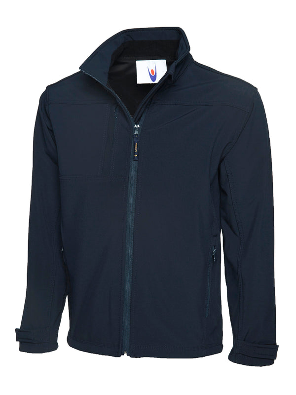 Branded Deluxe Full Zip Soft Shell Jacket