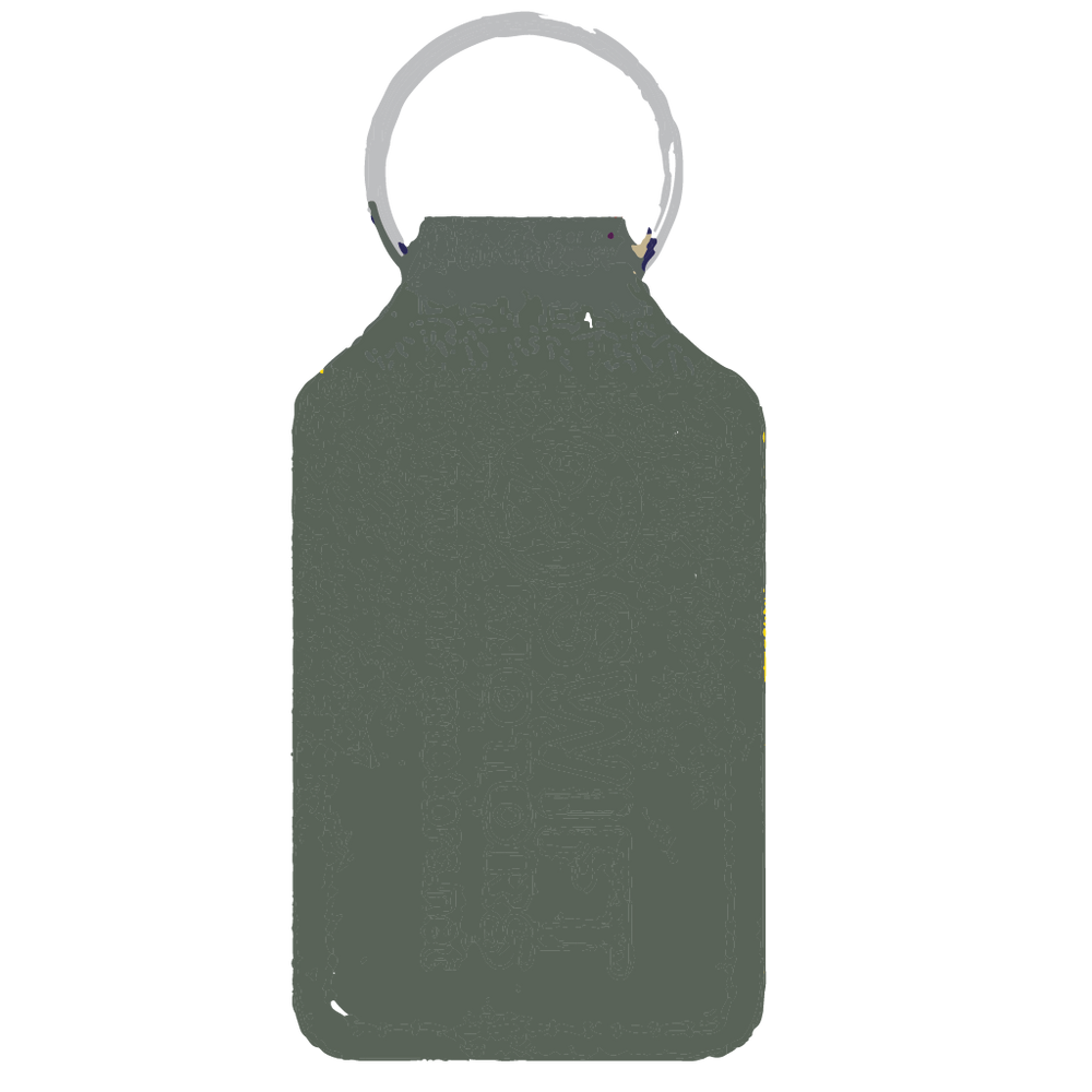 Branded Long Square Shaped Keyfob