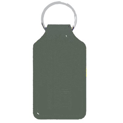 Branded Long Square Shaped Keyfob