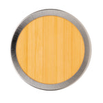 Branded Leak proof bamboo vacuum bottle