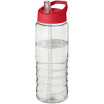 Branded H2O Active® Treble 750 ml spout lid sport bottle