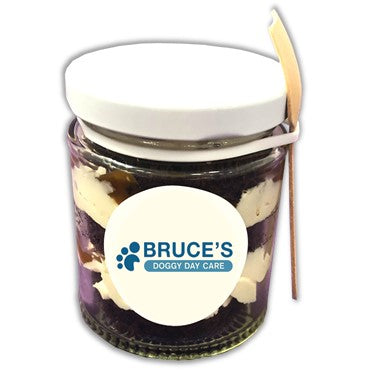 Branded Cake Jars (Chocolate Caramel)