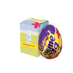 Singular Crème Egg contained in a digitally printed recycled perfectly sized box