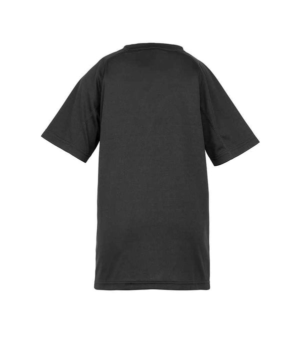 Spiro Kids Impact Performance Aircool T-Shirt Black
