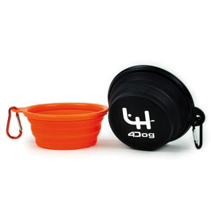 Silicone Collapsible Dog Bowl with Carabiner